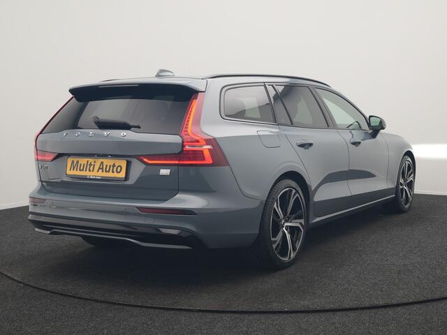 Volvo V60 T6 AWD Plus Dark LONG RANGE PHEV 350pk Dealer O.H. | Adaptive Cruise | Camera | Harman / Kardon | Lederen Sportstoelen Memory & Verwarmd | Keyless | Blis | Stuur Verwarmd | Google Assistent | Apple Carplay | Plug In Hybrid |