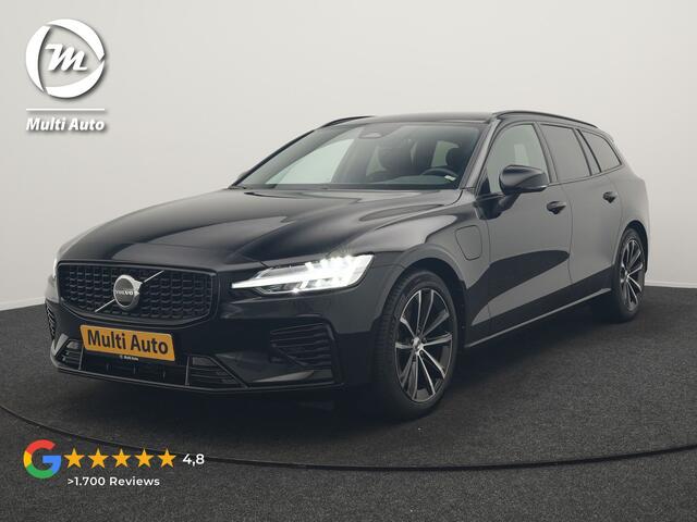Volvo V60 T6 Recharge AWD R-Design LONG RANGE PHEV 350pk Dealer O.H. | Trekhaak Af Fabriek | Camera | Sportstoelen Memory & Verwarmd | Stuur Verwarmd | Apple Carplay | Keyless | DAB | Cruise Control | Plug In Hybrid |