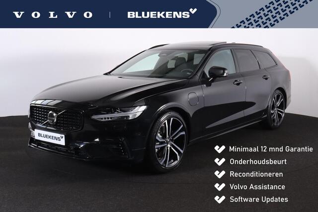 Volvo V90 T6 Recharge AWD Ultimate Dark - 360º camera - Adaptive Cruise Control - Pilot Assist - BLIS dodehoekassistentie - Harman Kardon premium audio - Elektr. verstelbare voorstoelen met geheugen - Stoelverwarming voor & achter - Verwarmbaar stuur - Zongordijnen
