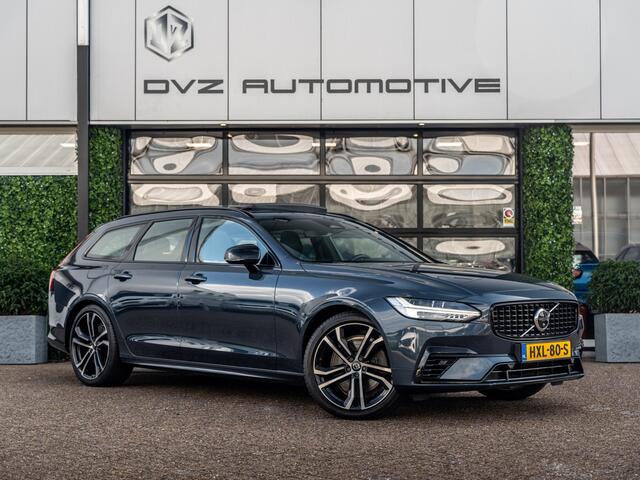 Volvo V90 2.0 T8 PHEV AWD Long Range Ultimate Dark | Pano | Luchtvering | 360 Camera | Trekhaak | BTW |