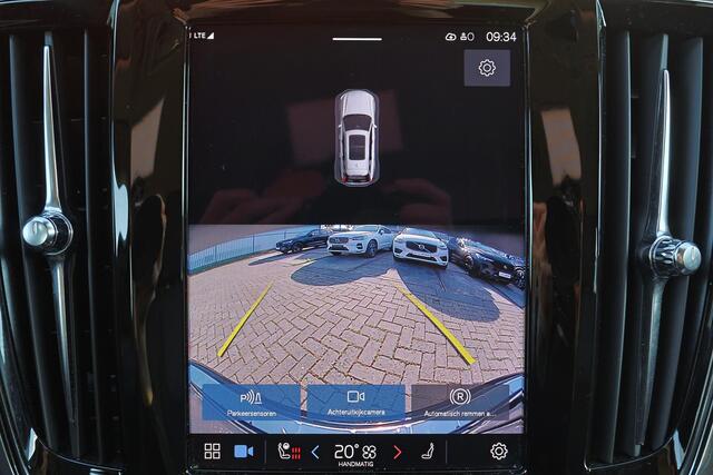 Volvo V90 T6 Recharge AWD Core Bright - LONG RANGE - IntelliSafe Assist & Surround - Adaptieve LED koplampen - Parkeercamera achter - Verwarmde voorstoelen, stuur & achterbank - Parkeersensoren voor & achter - Elektr. inklapbare trekhaak - 18' LMV