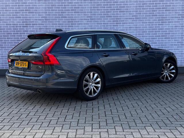 Volvo V90 T4 Momentum Aut Business pack | Scandinavian pack | Trekhaak | Adaptive Cruise control | BLIS | Elekt. verst. stoelen | Stoelverw. | Leder | Standkachel | Apple Carplay