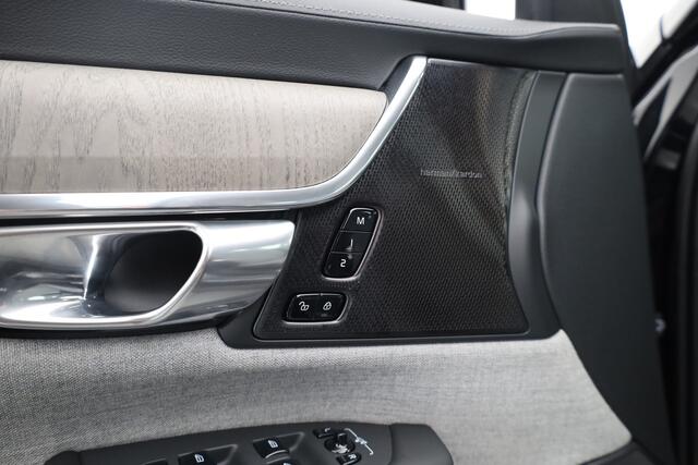 Volvo V90 T8 Recharge Ultra Dark | Luchtvering | Pano | HUD | Elek. Trekhaak | Harman Kardon | Memory seats