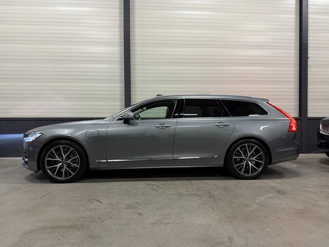Volvo V90 T8 AWD Inscription OSMIUM-GREY/PANO/HEAD-UP/360CAMERA/MASSAGE+VENTILATIE/2X-MEMORY/CRYSTAL-POOK/ACC/PILOT-ASSIST/19"LMV/PRIVACY/NET OH BEURT GEHAD BIJ VOLVO