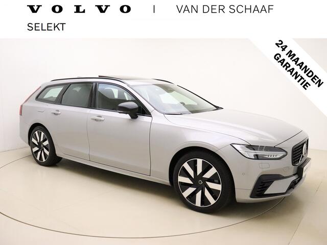 Volvo V90 T6 350pk AWD Ultra Dark / 360 Camera / Head-Up / Schuif/kanteldak / Trekhaak / BLIS / Harman&Kardon / Elektr. Stoelen / Full-LED / Lederen Dashboard /