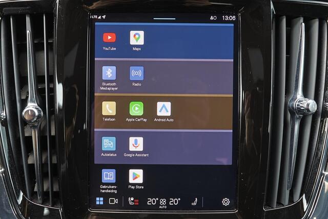 Volvo V90 T6 Recharge AWD Plus Dark - LONG RANGE - IntelliSafe Assist & Surround - 360º Camera - Harman/Kardon audio - Adaptieve LED koplampen - Verwarmde voorstoelen, stuur & achterbank - Parkeersensoren voor & achter - Elektr. bedienb. voorstoelen met geheugen -