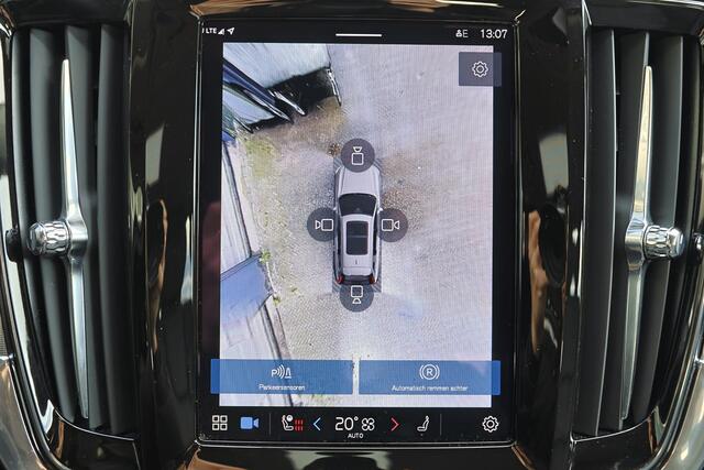 Volvo V90 T6 Recharge AWD Plus Dark - IntelliSafe Assist & Surround - Harman/Kardon audio - 360º Camera - Adaptieve LED koplampen - Verwarmde voorstoelen, stuur & achterbank - Parkeersensoren voor & achter - Elektr. bedienb. voorstoelen met geheugen - Extra getint