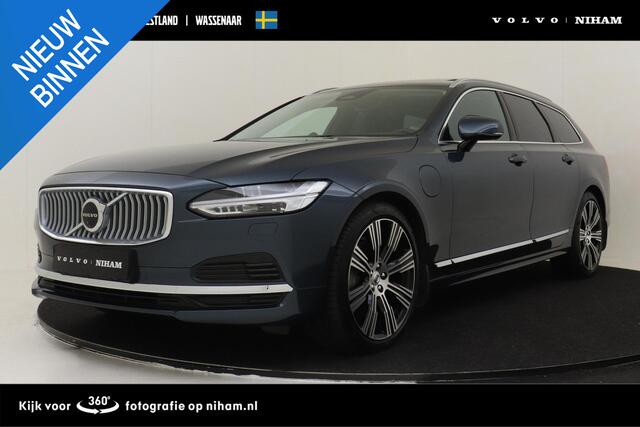 Volvo V90 T8 PLUG-IN HYBRID AWD ULTRA BRIGHT *FULL OPTIONS!* -PANO.DAK|BOWERS&WILKINS|LUCHTVERING|GEVENT.LEDER+MASSAGE|20"|360°CAM|TREKHAAK