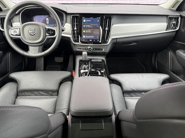 Volvo V90 2.0 T6 Plug-in hybrid AWD Ultra Dark | Trekhaak | Schuif/kantel dak | Memory | Head up display | Stoelverwarming V+A | Stuurverwarming |