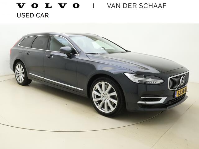 Volvo V90 T8 390pk AWD Inscription / Luchtvering / Bowers&Wilkins Audio / Dubbel glas / 360 Camera / El. Trekhaak / DAB / El. Stoelen / Keyless / Adapt. Cruise / BLIS / Leder