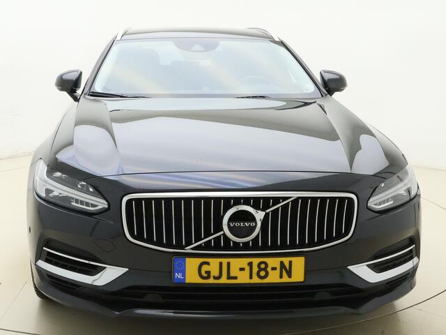 Volvo V90 T8 390pk AWD Inscription / Luchtvering / Bowers&Wilkins Audio / Dubbel glas / 360 Camera / El. Trekhaak / DAB / El. Stoelen / Keyless / Adapt. Cruise / BLIS / Leder