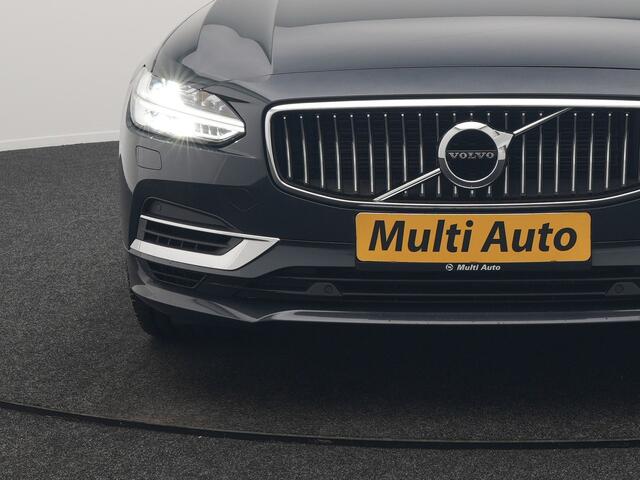 Volvo V90 T8 AWD Inscription Plug In Hybrid 394pk Dealer O.H PHEV | Trekhaak af Fabriek | Panodak | Adaptive Cruise | Luxe Lederen Sportstoelen Memory | Pilot Assist | Camera | 19 "L.M | Apple Carplay |