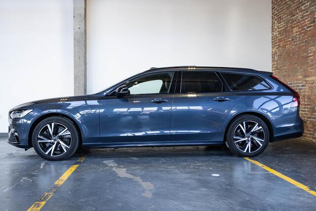 Volvo V90 2.0 T6 AWD R-Design | Parkeerverwarming | Panoramadak | Stoelverwarming | Parkeersensoren voor en achter | Parkeercamera | Harman Kardon Premium Audio | Stoelverwarming | Google Infotainment |