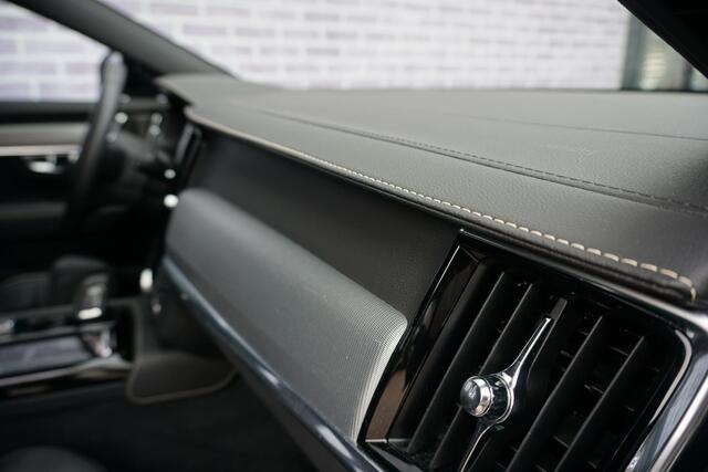 Volvo V90 2.0 T6 Plug-in hybrid AWD Plus Dark | Long Range || DAB+| elektr. verstelbare bestuurderstoel | Leder | Volvo on Call | Trekhaak | Stoelverwarming | 360° Camera | Keyless entry/drive | Schuif/kantel panoramadak |