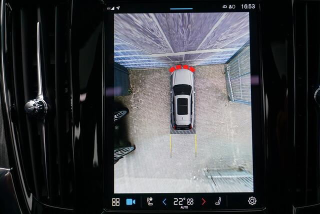 Volvo V90 2.0 T6 Plug-in hybrid AWD Plus Dark | Long Range || DAB+| elektr. verstelbare bestuurderstoel | Leder | Volvo on Call | Trekhaak | Stoelverwarming | 360° Camera | Keyless entry/drive | Schuif/kantel panoramadak |