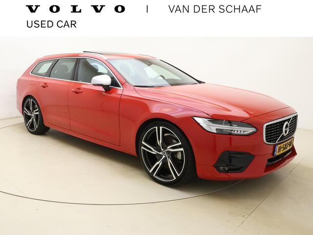 Volvo V90 T4 210pk Business Sport / 21'' / Head-Up / Adapt. Cruise / BLIS / Elektr. Stoelen / DAB / Panoramadak / Polestar / Lederen Dashboard / Flippers / Harman&Kardon Audio /