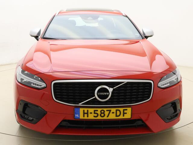 Volvo V90 T4 210pk Business Sport / 21'' / Head-Up / Adapt. Cruise / BLIS / Elektr. Stoelen / DAB / Panoramadak / Polestar / Lederen Dashboard / Flippers / Harman&Kardon Audio /