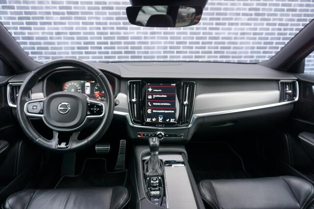 Volvo V90 2.0 T4 Business Sport | Trekhaak | Schuif/kantel Panoramadak | BLIS | Adaptieve cruise control | Pilot assist | Stoel + Stuurverwarming | Leder | Elektrisch verstelbare stoelen |