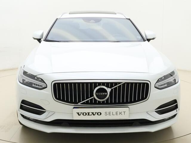 Volvo V90 T4 Inscription | LUCHTVERING | MEMORY | 360 CAMERA | TREKHAAK | SCHUIF/KANTEL DAK | STOEL STUUR VERWARMING + ACHTERBANK |