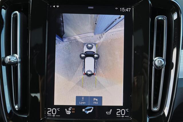 Volvo XC40 T5 Recharge Plus Dark - IntelliSafe Assist - 360º Camera - Harman/Kardon audio - Verwarmde voorstoelen & stuur - Parkeersensoren voor & achter - Elektr. bedienb. voorstoelen met geheugen links - Draadloze tel. lader - Extra getint glas - 19' LMV