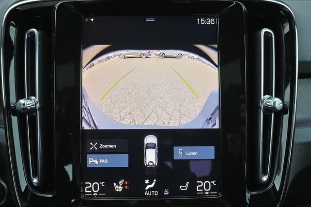 Volvo XC40 T4 Recharge Plus Bright - Harman/Kardon audio - Parkeercamera achter - Verwarmde voorstoelen & stuur - Parkeersensoren voor & achter - Elektr. bedienb. voorstoelen met geheugen links - Draadloze tel. lader - Cruise control - 19' LMV