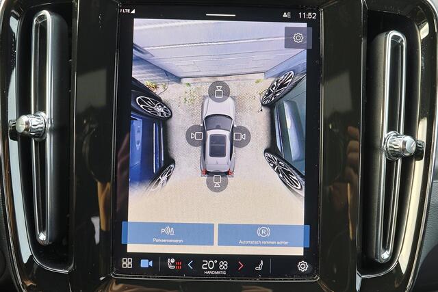 Volvo XC40 Extended Range Plus 82 kWh - IntelliSafe Assist & Surround - 360º Camera - Harman/Kardon audio - Verwarmde voorstoelen, stuur & achterbank - Parkeersensoren voor & achter - Elektr. bedienb. bestuurdersstoel met geheugen - Wollen bekleding - Draadloze tel.