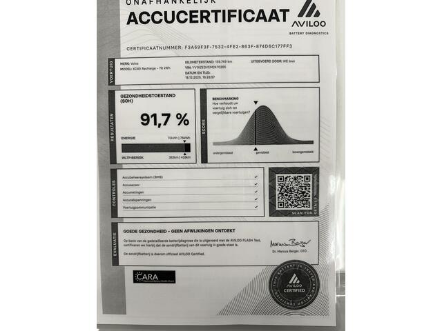 Volvo XC40 Recharge Plus 20 inch Rijklaar met garantie.