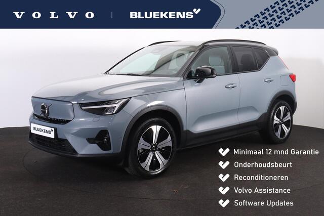 Volvo XC40 Recharge Twin Ultimate 78 kWh - Panorama/schuifdak - IntelliSafe Assist & Surround - 360º Camera - Harman/Kardon audio - Verwarmde voorstoelen & stuur - Parkeersensoren voor & achter - Elektr. bedienb. voorstoelen met geheugen links - Draadloze tel. lader