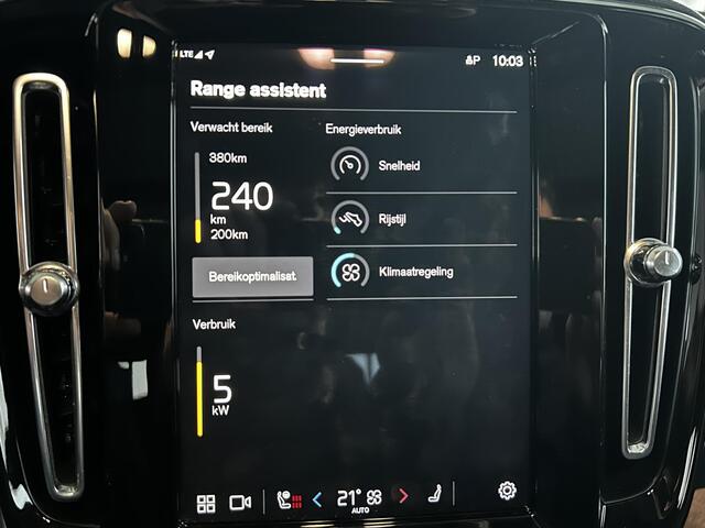 Volvo XC40 Recharge P8 AWD R-Design Panoramadak, Harman-Kardon premium audio, 360gr. Camera, Electr. stoelen, Semi electr. trekhaak, 20 inch lm-velgen, 1e eigenaar.