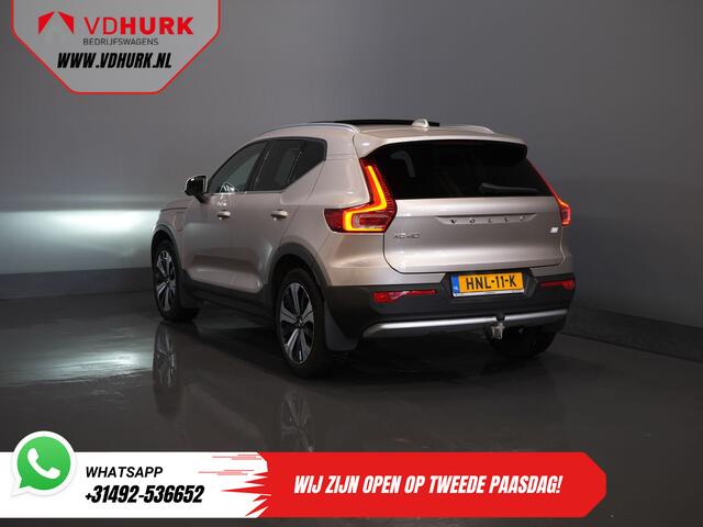 Volvo XC40 1.5 PHEV Ultimate Bright Pano/ Leder/ Harman & Kardon/ Mem.stoel/ Elek.Trekhaak/ Adapt.cruise/ LED/ Stoelverw./ Stuurvew./ Elek.stoelen/ Elek.klep/ Carplay/ Climate/ 360Gr. Camera