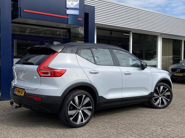 Volvo XC40 Recharge P8 AWD R-Design / 408 Pk / Automaat / NL-Auto / Dealer-Onderhouden / Leder-Alcantara / Digitaal-Dashboard / Keyless / LED / DAB / Navi / Apple-Carplay&Android-Auto / Stuur+Stoelverwarming / Adaptieve Cruise-Control / Climate-Control / ELKTR-Achte