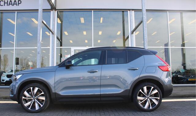 Volvo XC40 Recharge Pro | Schuif/kanteldak | Adapt. Cruise | 360 Camera | H&K Audio | BLIS | El. stoelen | 20" LMV |