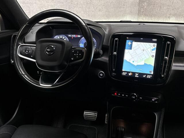 Volvo XC40 1.5 T4 Recharge R-Design 211Pk Automaat (APPLE CARPLAY, GROOT NAVI, STUUR/STOELVERWARMING, LEDER, CAMERA, SPORTSTOELEN, GETINT GLAS, ELEK ACHTERKLEP, NIEUWSTAAT)