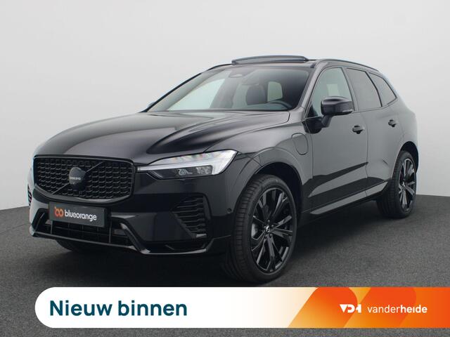 Volvo XC60 2.0 T6 Plug-in hybrid AWD Plus Black Edition 350PK Panoramadak, trekhaak, alarm, leder, elektrische achterklep, 21" lichtmetaal, dodehoekdetectie