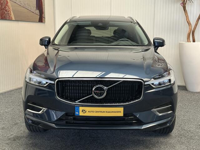 Volvo XC60 2.0 T8 TWIN ENGINE AWD MOMENTUM PRO LEDER NAVIGATIE ADAPTIVE CRUISE CONTROL APPLE CARPLAY/ANDROID PANORAMA SCHUIF/KANTELDAK RIJSTROOKSENSOREN DODEHOEKSENSOREN ZEER MOOI !! 3010