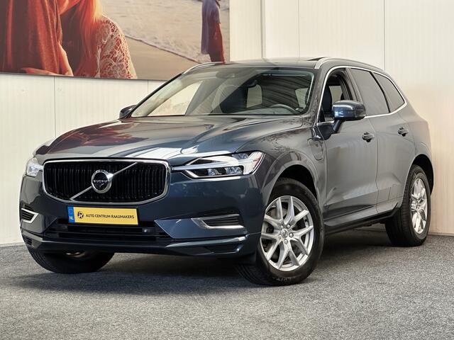 Volvo XC60 2.0 T8 TWIN ENGINE AWD MOMENTUM PRO LEDER NAVIGATIE ADAPTIVE CRUISE CONTROL APPLE CARPLAY/ANDROID PANORAMA SCHUIF/KANTELDAK RIJSTROOKSENSOREN DODEHOEKSENSOREN ZEER MOOI !! 3010