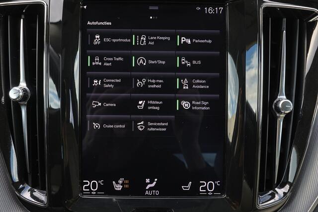 Volvo XC60 2.0 T5 Inscription - IntelliSafe Assist & Surround - Parkeercamera achter - Verwarmde voorstoelen, stuur & achterbank - Parkeersensoren voor & achter - Elektr. bedienb. bestuurdersstoel met geheugen - Standkachel - Extra getint glas - Elektr. inklapbare t