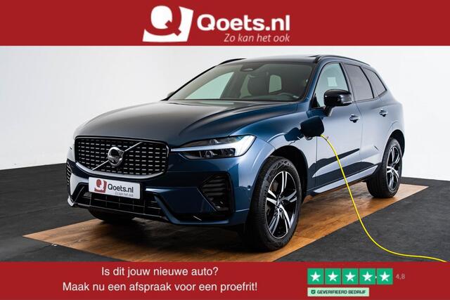 Volvo XC60 2.0 T6 Plug-in hybrid AWD R-Design Panoramadak - Stoelverwarming voor - Head up - Cruise control - Park Assist Pilot - Stuurwielverwarming - Getinte Ruiten - Standkachel - Achteruitrijcamera met 360° Surround View -