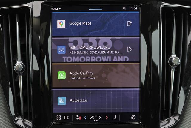 Volvo XC60 T6 Recharge AWD Plus Dark - Panorama/schuifdak - IntelliSafe Assist & Surround - 360º Camera - Verwarmde voorstoelen, stuur & achterbank - Parkeersensoren voor & achter - Elektr. bedienb. voorstoelen met geheugen - Draadloze tel. lader - Elektr. inklapbar