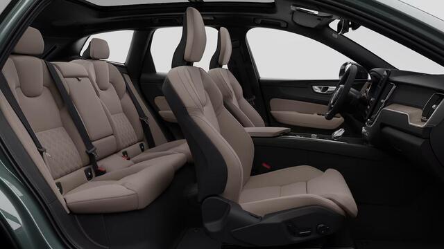 Volvo XC60 2.0 T6 Plug-in hybrid AWD Ultra Dark / Luchtvering / Pano. dak / Elek. verstelbare stoelen / Stoel + stuurverwarming / 22" velgen / Cardamom interieur / Harman Kardon / Head-up display /