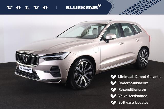 Volvo XC60 T6 Plug-in hybrid AWD Ultimate Bright - LONG RANGE - Panorama/schuifdak - IntelliSafe Assist & Surround - Luchtvering - 360º Camera - Harman/Kardon audio - Verwarmde voorstoelen, stuur & achterbank - Parkeersensoren voor & achter - Elektr. bedienb. voorst