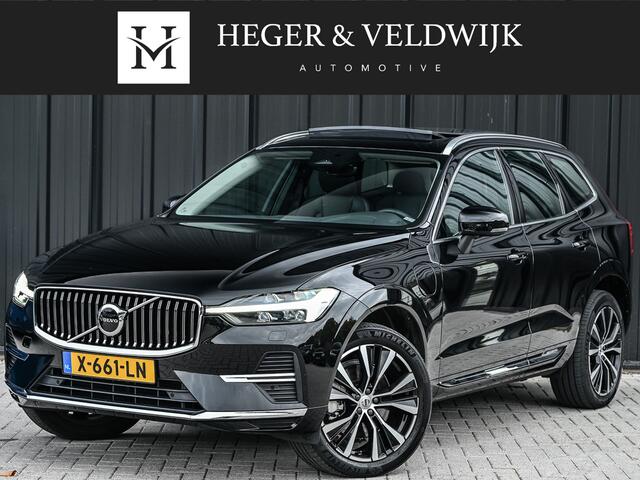 Volvo XC60 2.0 T6 PLUG-IN HYBRID AWD | LONG RANGE | KEYLESS | 360 CAMERA | STOEL- EN STUURVERWARMING | HARMAN/KARDON | ACHTERBANK VERWARMD | PANORAMADAK | MEMORY SEATS | LEDER
