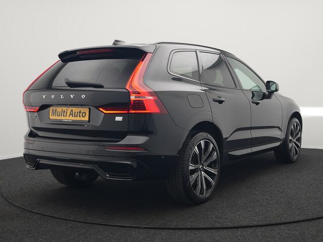 Volvo XC60 T6 AWD Ultimate Dark Long Range Plug In Hybrid 350pk Dealer O.H. PHEV | Panodak | Adaptive Cruise | Head Up | 360 Camera | Lederen Sportstoelen Memory & Verwarmd | 21"L.M | Google Assistent | Stuur Verwarmd | DAB |