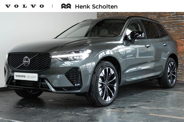 Volvo XC60 T6 Plug-in hybrid AWD Plus Dark | Harman Kardon Premium Audio | Blond Lederen Bekleding | Nieuw Model | 20'' Lichtmetalen Velgen | Head-Up Display | Panoramadak | 360° Parkeercamera | Parkeersensoren voor + achter