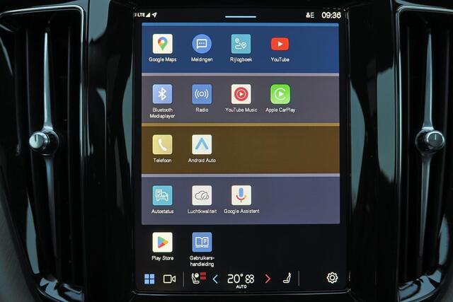 Volvo XC60 T8 Recharge AWD Ultra Dark - Panorama/schuifdak - IntelliSafe Assist & Surround - 360º Camera - Bowers & Wilkins audio - Adaptieve LED koplampen - Verwarmde voorstoelen, stuur & achterbank - Parkeersensoren voor & achter - Elektr. bedienb. voorstoelen met