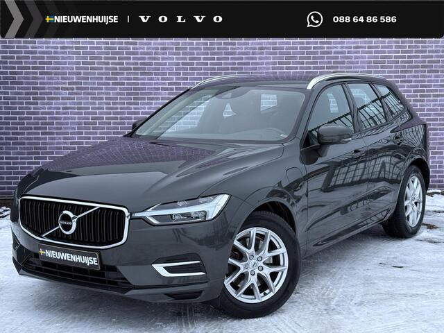 Volvo XC60 2.0 T8 Twin Engine AWD Momentum | Luchtvering | Trekhaak | Carplay/android auto | parkeersensoren V+A | Leder | Schuif/kantel panoramadak |