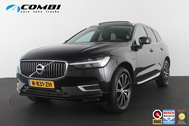Volvo XC60 2.0 T6 Plug-in hybrid AWD Inscription 341pk/Trekhaak/Pano.schuif/Memory/Leer/ONYX BLACK/Apple CarPlay/Standverwarming