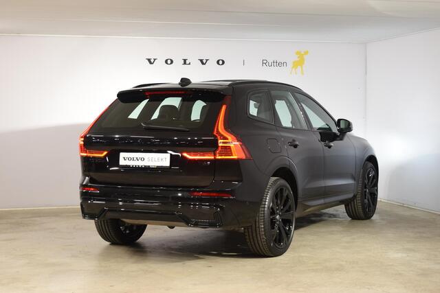 Volvo XC60 T6 350PK Automaat Plug-in Hybrid AWD Plus Black Edition/ Bowers & Wilkins / Navigatie / 360 Camera / Head-up Display / Panoramadak / Stoelverwarming v+a / Stuurverwarming / 21'' Velgen