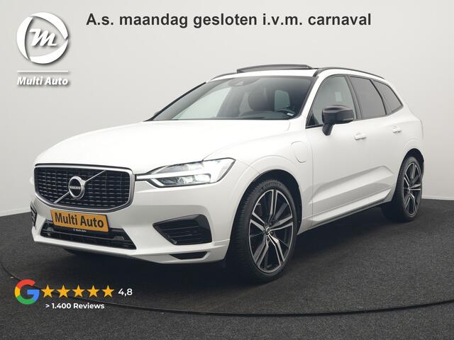 Volvo XC60 Recharge T8 AWD R-Design Plug In Hybrid 391pk Dealer O.H. PHEV | Panodak | Luchtvering | Head Up | Camera | Harman & Kardon | Sportstoelen Memory & Verwarmd | 21"L.M | Apple Carplay | Keyless | Blis | Virtual | Navigatie | DAB |