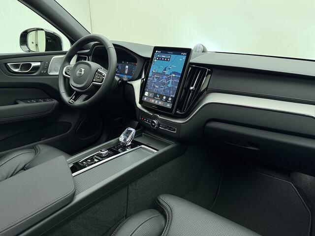 Volvo XC60 T6 350pk AWD Ultra Black Edition / Luchtvering / Bowers&Wilkins Audio / Ventilatie / Massage / 21'' / Extra Getint Glas /